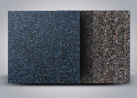 藍(lán)+白點(diǎn) 復(fù)合橡膠地板